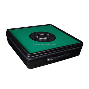 QUEYI QY Fully Automatic <b>Folding</b> Mahjong Machine for Travel Game <b>White</b> and Black 11.5kg Made of Plastic QY Exclusively Designed - Product Image 5