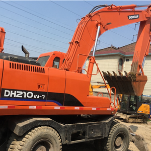Doosan-excavadora de ruedas de segunda mano, DH210W-7 DH150W, precio bajo - Product Image 1