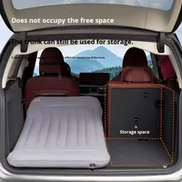 Matelas gonflable individuel moderne en PVC pour voiture, coffre de SUV, avec pompe intégrée, pour camping et longs trajets (37%)