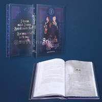 Novela Romántica Personalizada con Cubierta Protectora, Edición Especial de Tapa Dura, Bordes Pintados, Servicios de Impresión de Libros, Estampado Holográfico