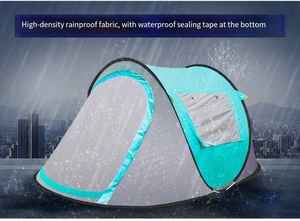 Tenda da campeggio per famiglie a forma di barca a quattro stagioni tenda da spiaggia semplice ad apertura rapida - Product Image 6