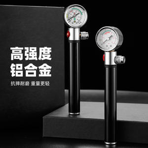 Customized Manual Bicycle Pump 120Psi High <b>Pressure</b> <b>Gauge</b> For Bike Basketball Air Inflation - Product Image 3