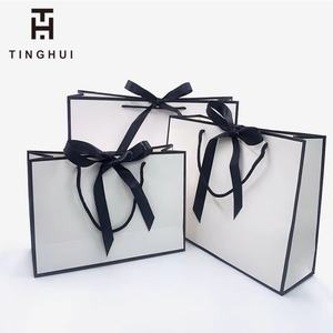 Bolsas de Papel Ecológicas Personalizadas y Duraderas con Cinta de Lazo, Bolsa de Regalo para Vestidos con su Propio Logotipo - Product Image 2