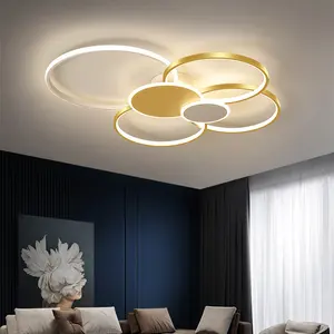 LED Chandelier Lights For Room Living Room Bedroom Rotatable Gold Black Indoor Lighting Fixture Lights Deco Luminaire