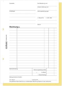 Herlitz 1932862 Carnet de factures A5 Bleu & Blanc 305 2x40 feuilles <span class=keywords><strong>Autocopiant</strong></span> Lot de 4 Fabriqué en Chine - Product Image 3