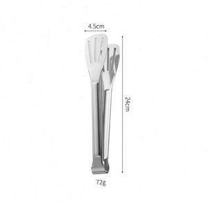 ที่คีบอาหารทนความร้อนแบบขายส่ง ชุดที่คีบอาหารสแตนเลสพร้อมปลายยางกันติด - Product Image 5
