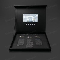 Boîte de présentation immobilière personnalisée avec écran LCD - Boîte de brochure vidéo haut de gamme pour les développeurs immobiliers