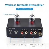 Préamplificateur Phono à Tubes Hi-Fi Box X4, Prétube MM, Amplificateur de Platine RIAA Stéréo Haute Fidélité