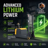 Elektrischer Stapler mit Energiesparendem Antriebssystem, Palettenhubwagen Modell CDD2045, Ladezentrum 500mm für Innenlagerung