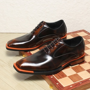 Zapatos Casuales de Hombre de Cuero Genuino con Punta Cerrada e Impermeables, Modelo 2026, Marca QJMP - Product Image 1