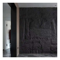 Panneaux muraux en pierre artificielle en polyuréthane PU mur extérieur en brique de pierre décorer le revêtement résistant au feu surface en pierre naturelle