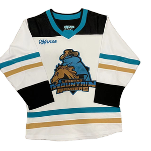 Vente en gros d'usine, maillots de hockey sur glace personnalisés, polyester respirant, maillot de hockey pour équipe - Product Image 3