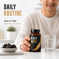 Extrait de Maca de haute qualité Panax Ginseng café Ultimate Plus supplément de racine Capsules de Maca esthétique noire pour grosses fesses adulte