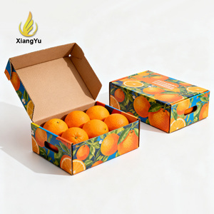 Caja de Cartón Corrugado Reciclable Impresa Personalizada, Embalaje Elegante para Regalos de Frutas, con Forro de Esponja, para Kiwi y Naranja - Product Image 4