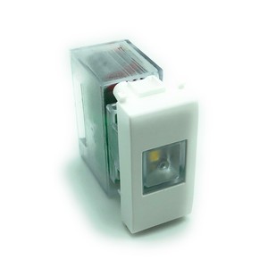 Led khẩn cấp đèn 1 Keystone mô-đun 50lm 1W 6h tự động trắng phẳng Adapter cho nhà cắm trại ngoài trời chiếu sáng trong nhà 220V - Product Image 1