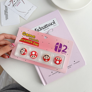 Dễ Thương Phim Hoạt Hình Phím Điều Khiển Mũ Đối Với Nintendo Chuyển Đổi 2 Jo Ycon Mềm Silicone Ngón Tay Cái Nắm Đối Với Ns2 Joypad - Product Image 5