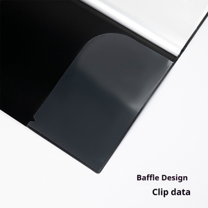 A4 sáng tạo 40 trang nhiều lớp nhạc điểm thư mục đầy màu sắc ghi chú phong cách piano nhân viên cuốn sách da nhựa Sản phẩm nộp hồ sơ - Product Image 4