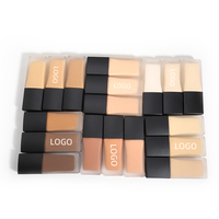 OCHAIN Fond de Teint Liquide Mat Marque Privée Maquillage Peau Foncée Imperméable Naturel Logo Personnalisé Vente en Gros