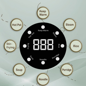 Nồi nấu đa năng điện chất lượng cao 2.2L, lòng nồi chống dính, màn hình kỹ thuật số, hẹn giờ, tự giữ ấm, dùng cho gia đình - Product Image 6