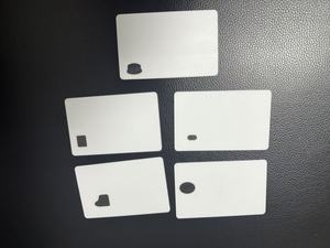 บัตรสมาร์ทการ์ดแบบเป็นมิตรกับสิ่งแวดล้อม สีขาวใส ทำจากโพลีคาร์บอเนต (PC)  สามารถสลักด้วยเลเซอร์ได้ พร้อมช่องใส 13.56MHz สำหรับบัตรสมาชิก/บัตรประจำตัวธุรกิจ - Product Image 5