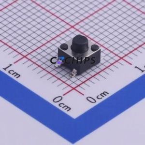 TS-1009S-04326 Tactile Switch SMD-4P,4.5x4.5mm Switch Single Pole Single Throw Round Button Vertical Mount 4.5mm - Product Image 1