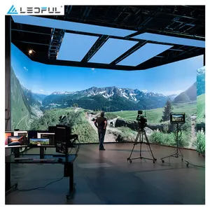 P1.95 P2.6 UHD 3D XR Virtual Studio LED Screen VR Production 8K 4K Virtual Production Indoor LED Display Panel For TV Studio