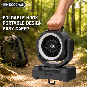 Soldes saisonnières : Mini ventilateur de camping domestique, ventilateur de bureau silencieux pour hôtel, ventilateur de bureau sur pied à batterie - Product Image 3