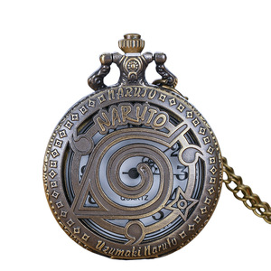 <span class=keywords><strong>Montre</strong></span> de poche vintage en acier inoxydable <span class=keywords><strong>à</strong></span> quartz, style anime japonais, avec <span class=keywords><strong>pendentif</strong></span> collier <span class=keywords><strong>à</strong></span> bascule, motif dessin animé, pour le commerce transfrontalier - Product Image 5