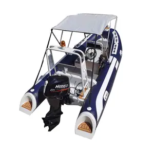 ノルウェー設計工場直販 430アルミハル インフレータブルRIB 420ボート センターコンソール付き - Product Image 5