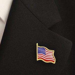 Broche drapeau américain en cristal transparent bleu et rouge, livraison rapide, pour le 4 juillet, pour la décoration - Product Image 6