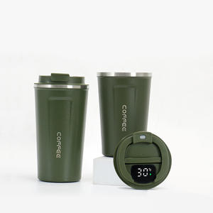 Vaso de Viaje de Acero Inoxidable con Aislamiento al Vacío, Taza de Café Portátil con Tapa, Termo a Prueba de Fugas para Camping, Aire Libre y Oficina, 380 - Product Image 6