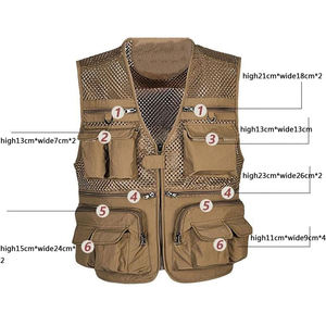 Gilet Estivo da Uomo per Lavoro all'Aperto, Safari, Pesca, Viaggi e Fotografia con Tasche - Product Image 2