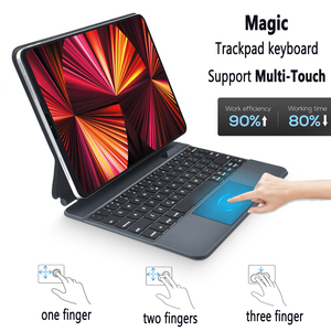 เคสคีย์บอร์ดแม่เหล็กแบบใหม่ รุ่น Hot Magic Keyboard Case สำหรับ Pro 11 2021 2020 2018 12.9 BT 3.0 พร้อมทัชแพด สำหรับ Air 4 - Product Image 2