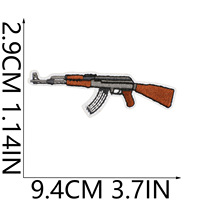 Patch Bordir Multi-Gun Ramah Lingkungan dari Kain Felt Nonwoven yang Dapat Disetrika untuk Tas & Aksesoris Pakaian