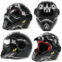 Vente en gros d'Iron Man Transformers Personnalité Art Casque complet Sécurité Casque découvert Demi casque rétro