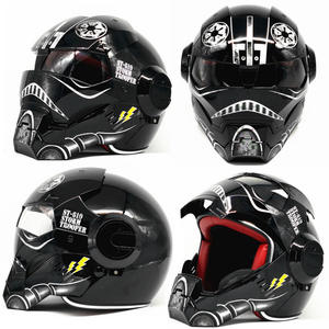 Vente en gros d'Iron Man <span class=keywords><strong>Transformers</strong></span> Personnalité Art <span class=keywords><strong>Casque</strong></span> complet Sécurité <span class=keywords><strong>Casque</strong></span> découvert Demi <span class=keywords><strong>casque</strong></span> rétro - Product Image 6