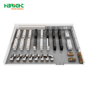 Servicio de Diseño de Señalización y Flujo de Clientes para Supermercados, Renderizado de Diseño 3D para Tiendas de Comestibles - Product Image 4
