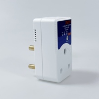 Protecteur de tension monophasé 120V 220V avec prise britannique pour téléviseur et réfrigérateur