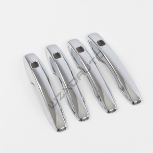 WZXD 2018 Juego de Cubiertas Decorativas Plateadas para Manijas de Puertas Laterales de Coche, Accesorios para XC60 - Product Image 3