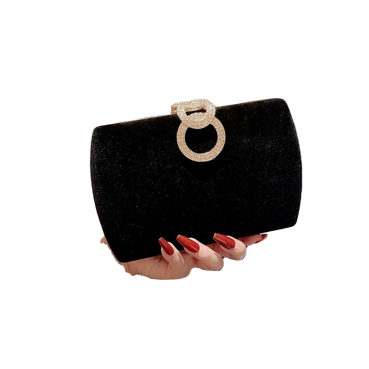 Comeon Women's Feather Evening Clutch Purse - Green Fluffy Shoulder Bag For Wedding & Formal Events