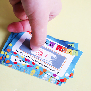 Custom Printing Wholesale <strong>Scratch</strong> Off Lottery <strong>Card</strong> Used for <strong>Lucky</strong> <strong>Draw</strong>