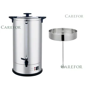 Food Grade 304 Stainless Steel Coffee Percolator Coffee Urn Hot Water Boilers