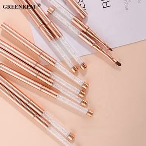 1 pièce 14 Style métal strass cristal UV Gel vernis doublure tête plate à <span class=keywords><strong>carreaux</strong></span> français rayure Art des ongles stylo <span class=keywords><strong>dessin</strong></span> - Product Image 6