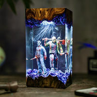 Lampe en résine Art Déco Halloween Michael et Jason, personnalisée, décoration d'intérieur, cadeau unique, haute qualité, produit transfrontalier à succès