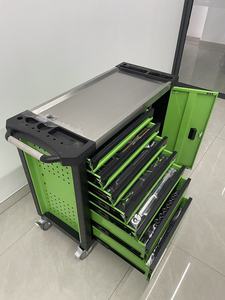 Armoire à outils en acier inoxydable CE à 7 tiroirs, nouveau design, couleur verte, 200 pièces, ensembles d'outils professionnels, OEM Caja <span class=keywords><strong>De</strong></span> Herramientas - Product Image 4