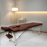 Tables de massage et de soin du visage SPA pliables et réglables de haute qualité, design moderne confortable, en métal