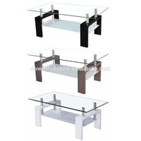 Table basse de luxe nordique, petite table de salon en métal, table basse en verre design