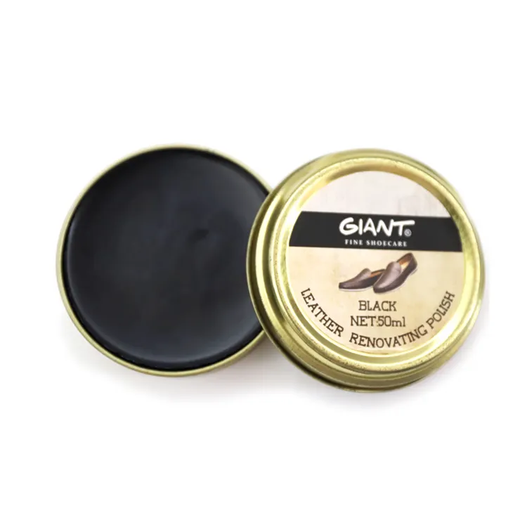 50ML Traditional Shoe Polish Black Neutral Brown Polish Leather Surface