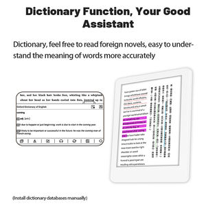 Étudiant lisant Ereader Android <span class=keywords><strong>Ebook</strong></span> M6C E-reader Eink Reader BLE Wifi Format Pdf E-ink écran tactile <span class=keywords><strong>Ebook</strong></span> Reader HD EReader - Product Image 6