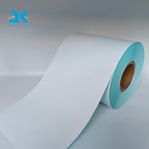 ม้วนกระดาษความร้อนแบบติดด้วยตัวเองชนิดกาวร้อนละลายด้านเดียว สำหรับพิมพ์ฉลากความร้อนโดยตรงบนพัสดุเพื่อพิมพ์หมาย<span class=keywords><strong>เลข</strong></span>ติด<span class=keywords><strong>ตาม</strong></span><span class=keywords><strong>พัสดุ</strong></span> - Product Image 1